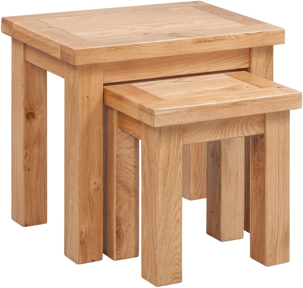 Tuscany Oak Nest Of Tables