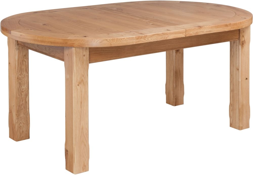 Tuscany Oak Oval Extending Dining Table