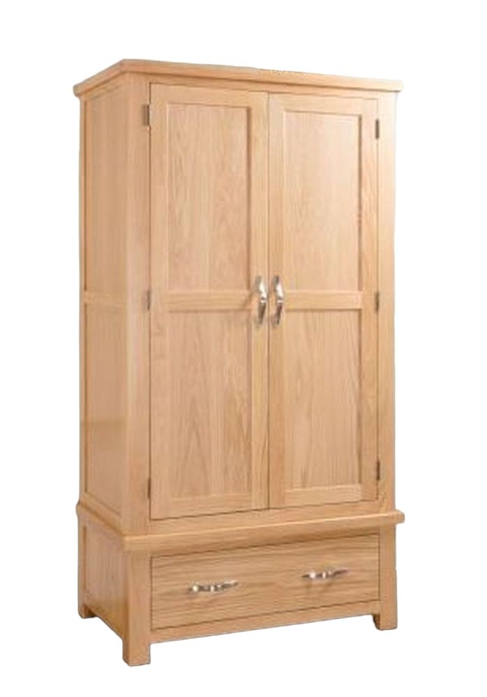 Valencia Oak 2 Door Wardrobe