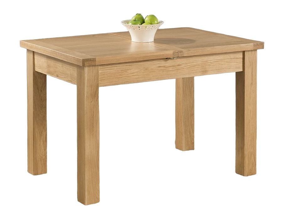 Valencia Oak Butterfly Extending Dining Table