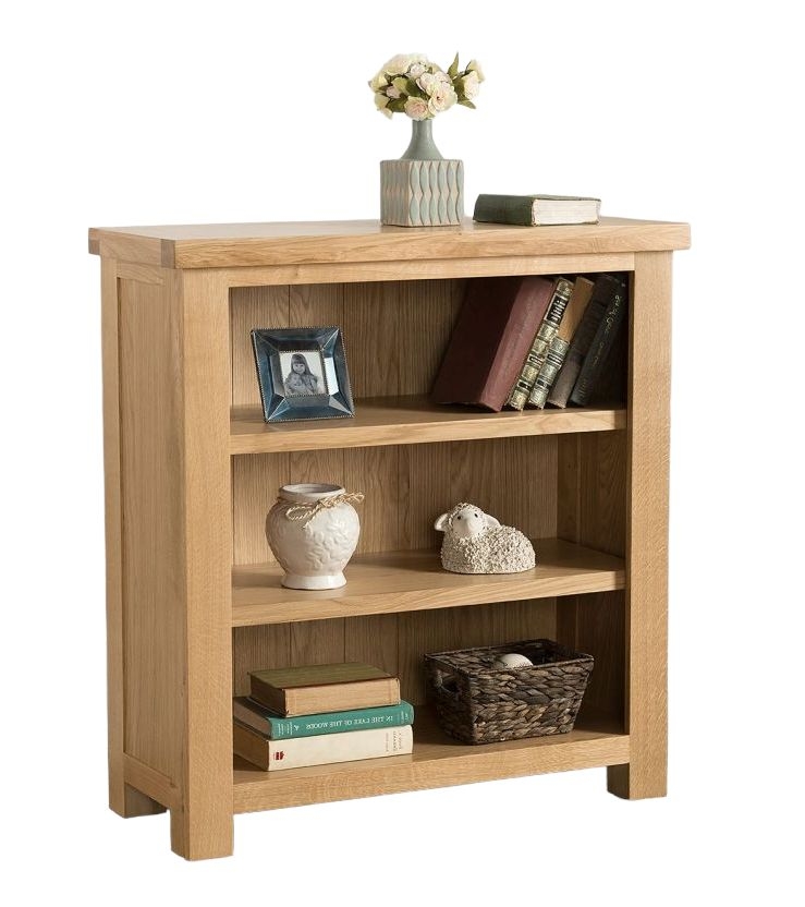 Valencia Oak Low Bookcase