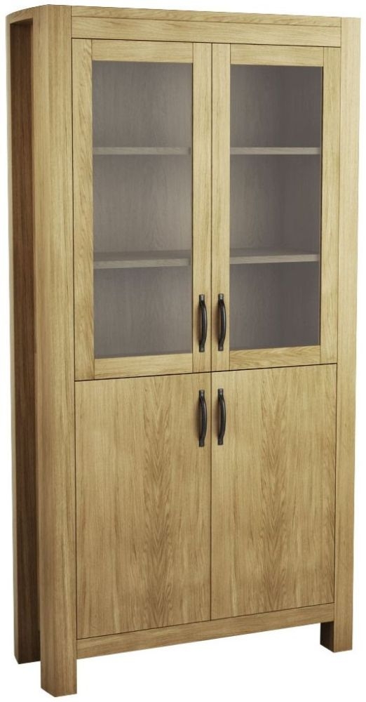 Goliath Oak Display Cabinet