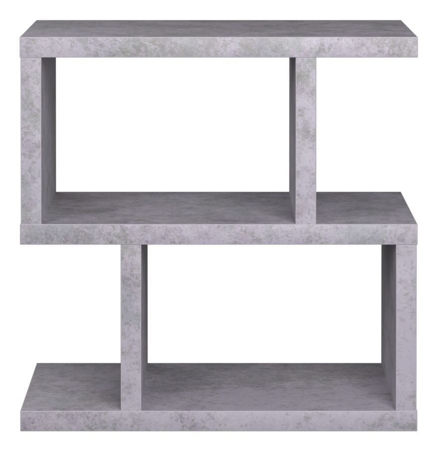 Regal Concrete Effect Geometric Side Table