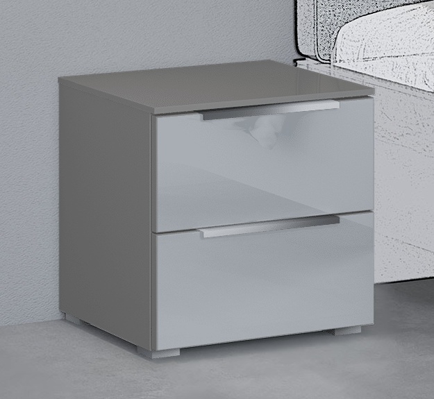 Rauch 20up Bedside Cabinet With High Gloss Front