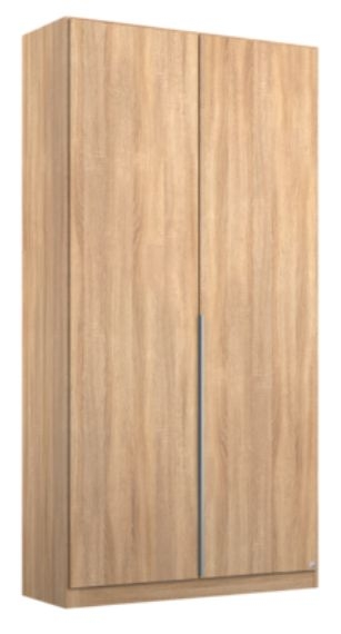 Rauch Alabama Sonoma Oak 2 Door Wardrobe 91cm