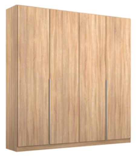 Rauch Alabama Sonoma Oak 4 Door Wardrobe 181cm