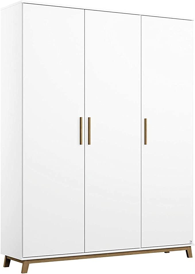 Rauch Carlsson Alpine White 3 Door Wardrobe 136cm