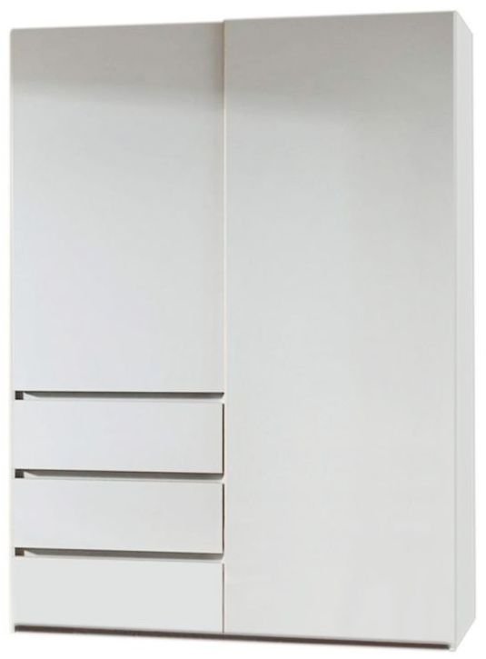 Rauch Lias 2 Door Combi Grey Sliding Wardrobe 151cm