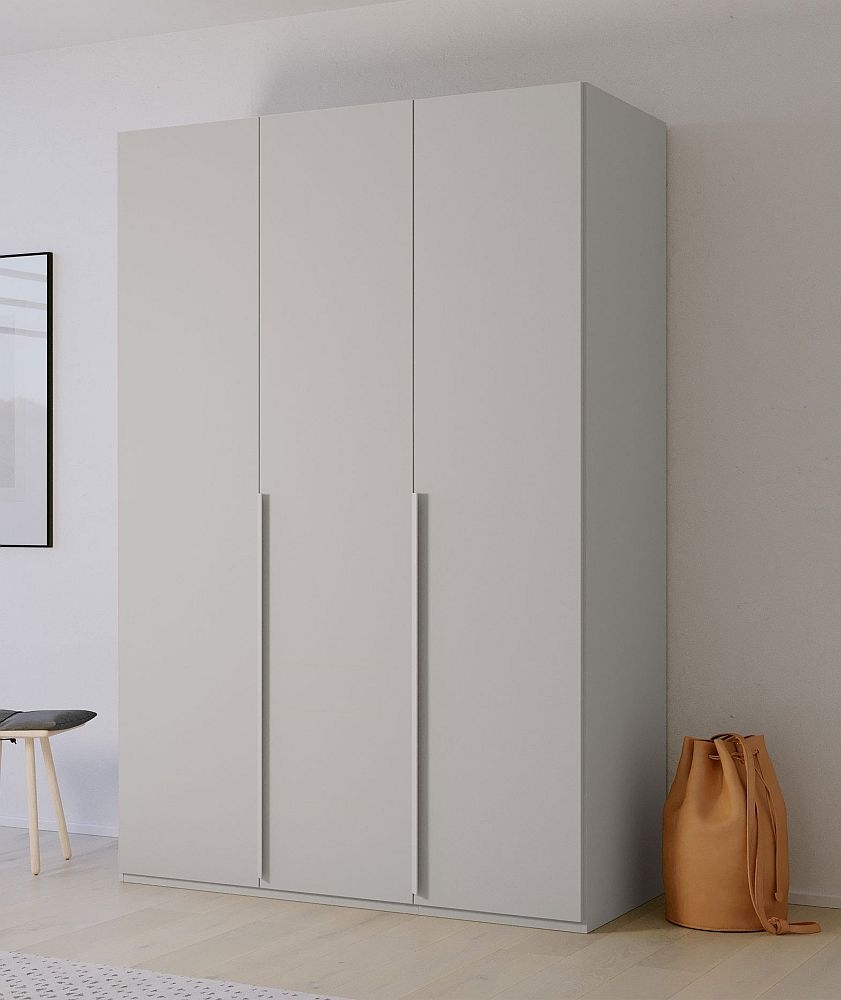 Rauch Purisma Silk Grey 3 Door Wardrobe 151cm