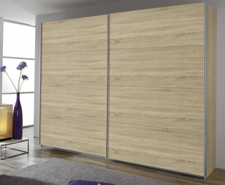 Rauch Quadra 2 Door Sliding Wardrobe In Oak W 271cm