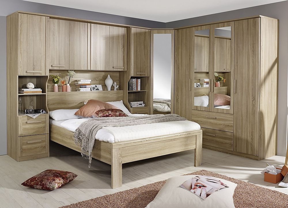 Rauch Rivera Bedroom Set With 140cm Bed In Sonoma Oak