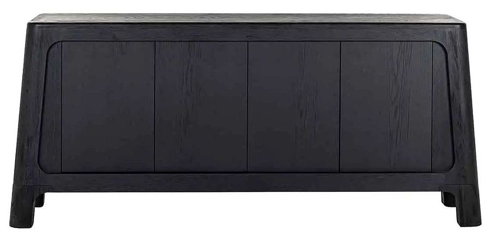 Baccarat Black Oak 4 Door Sideboard 200cm