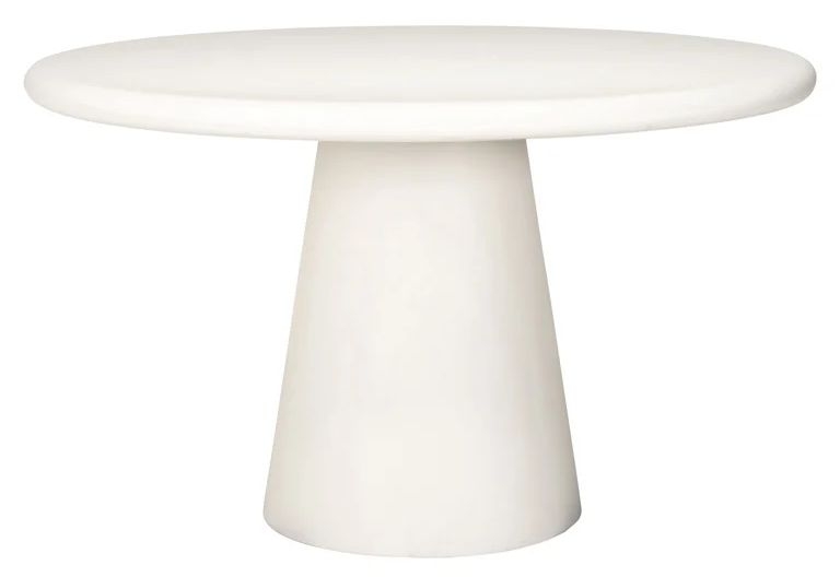 Bloomstone White 130cm Round Dining Table