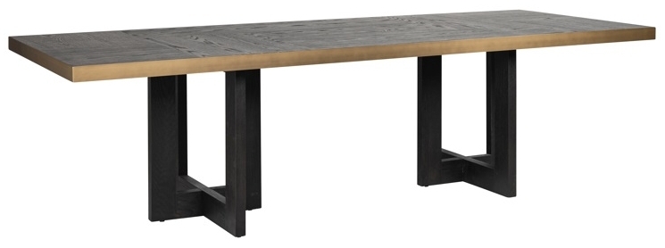 Cambon Dark Coffee Dining Table 320cm Seats 14 Seater Diners Rectangular Top