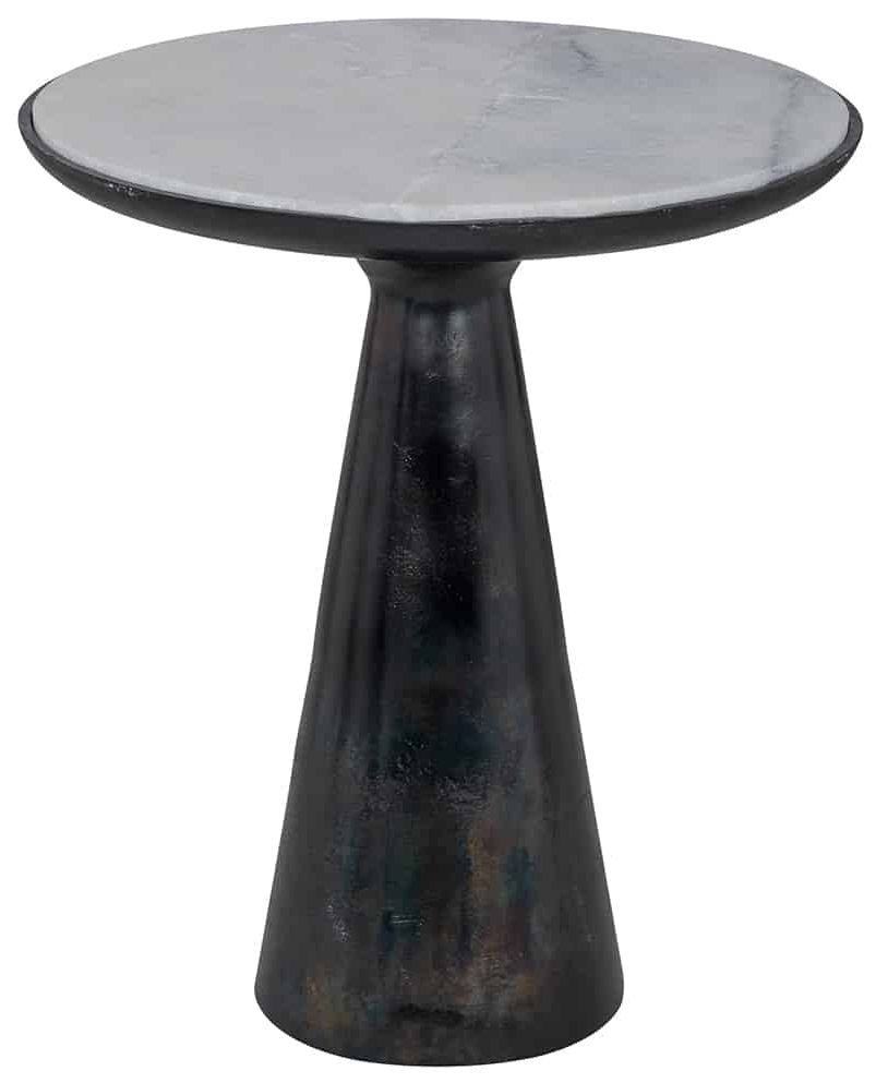 Ethan Black 46cm Round Side Table