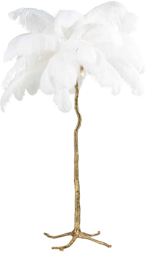Burlesque White Floor Lamp