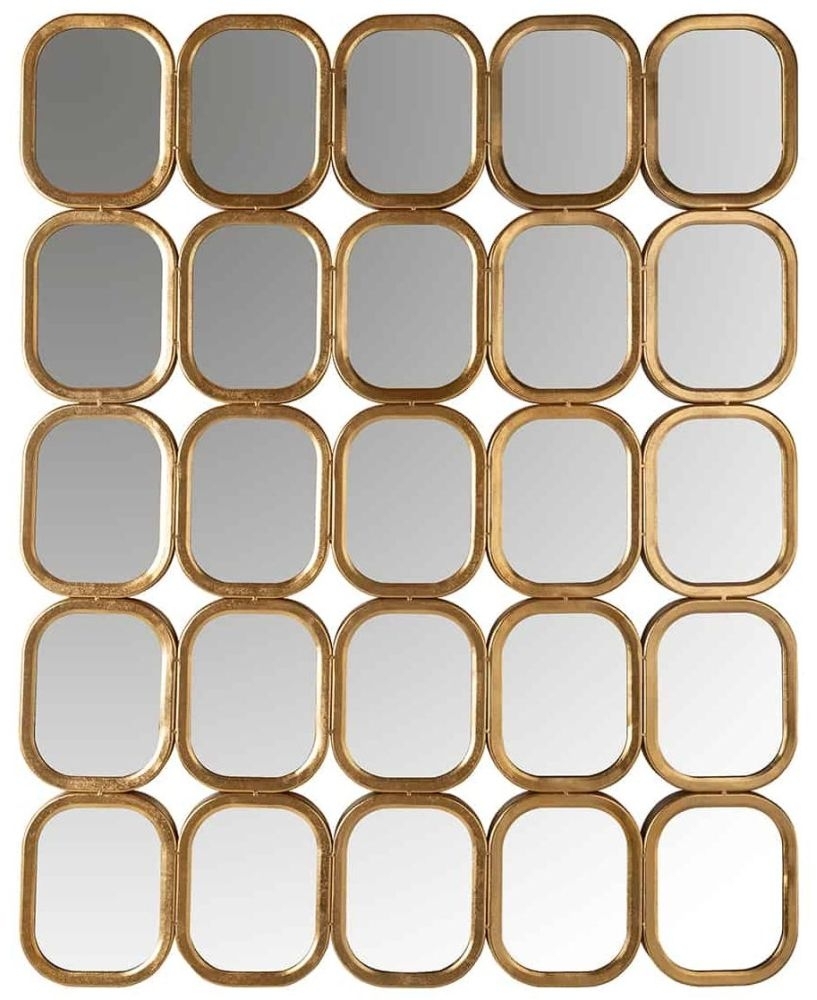 Marila Gold Wall Mirror 795cm X 99cm