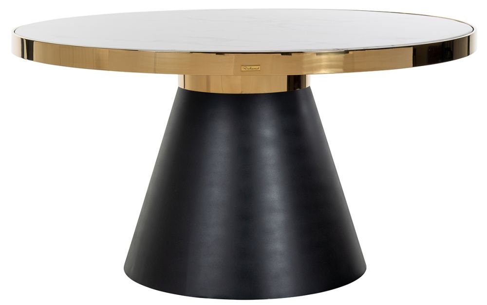 Odin Marble Top Round Dining Table