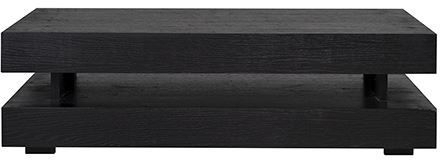 Oakura Blok H Black Coffee Table Clearance Fs263