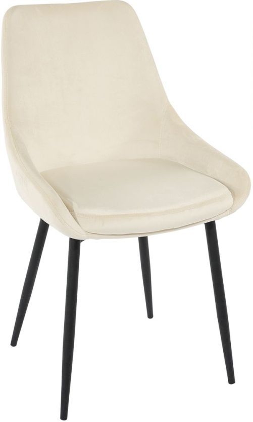 Sierra Cream Fabric Dining Chair Sold In Pairs