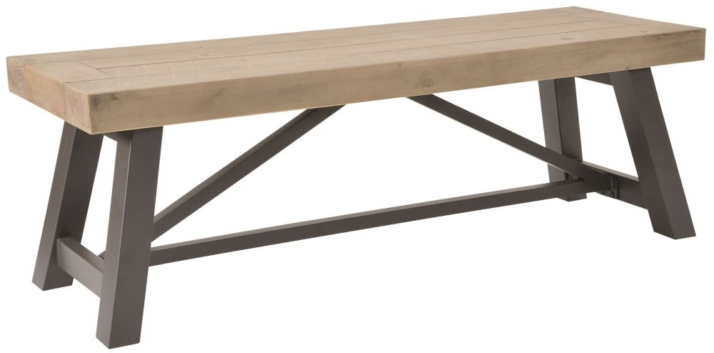 Lowry Industrial Reclaimed Dining Bench