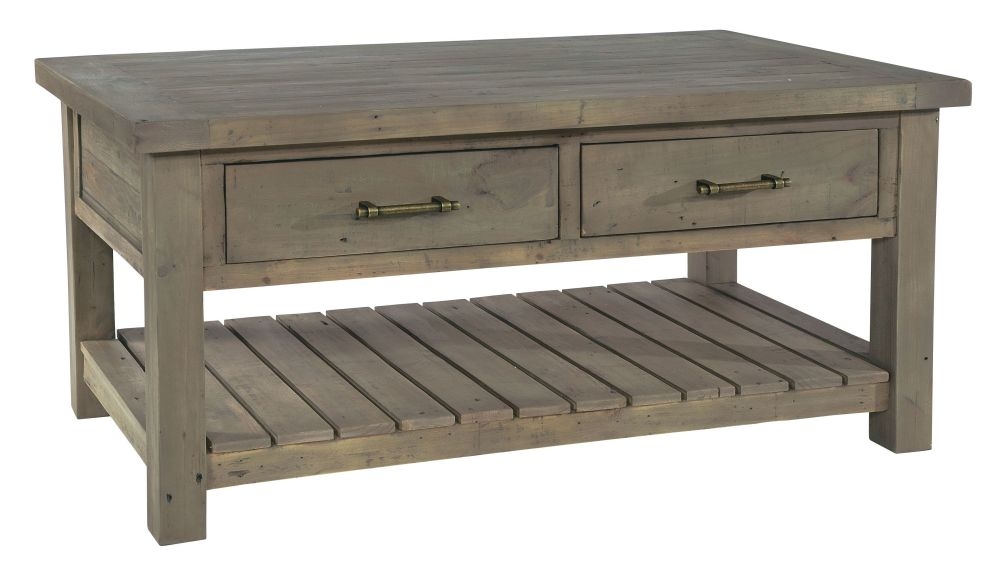 Saltash Reclaimed 2 Drawer Coffee Table