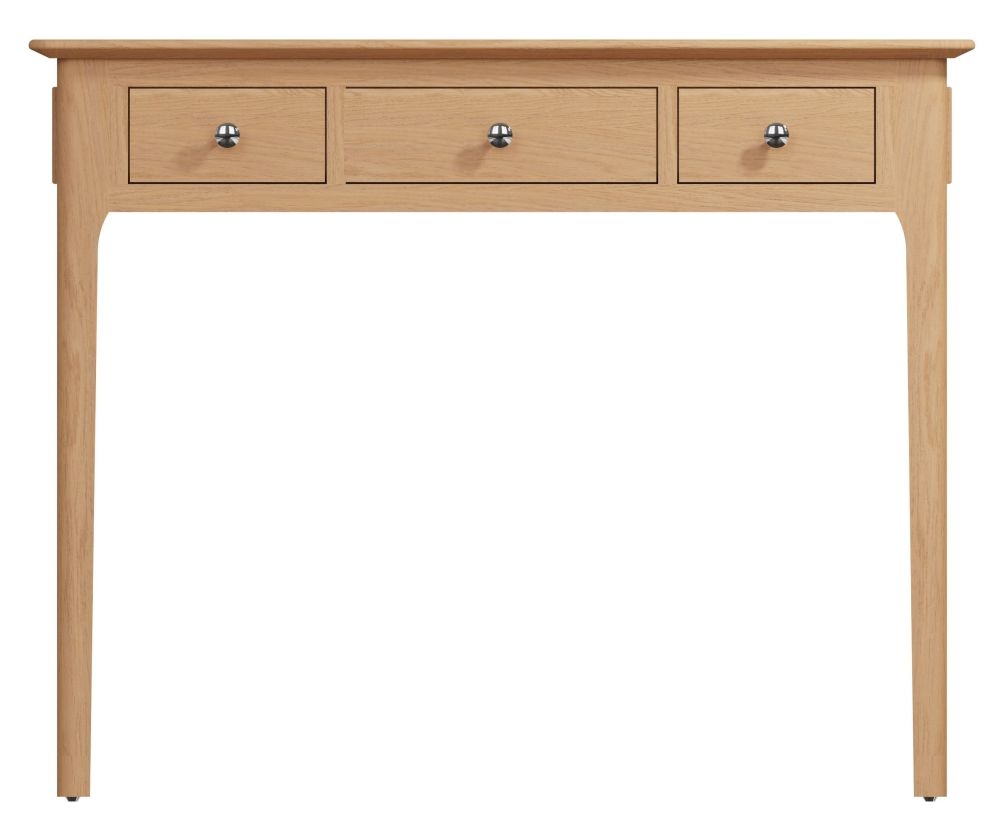 Appleby Oak 3 Drawer Dressing Table