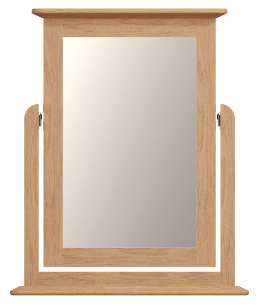 Appleby Oak Rectangular Trinket Mirror 50cm X 60cm