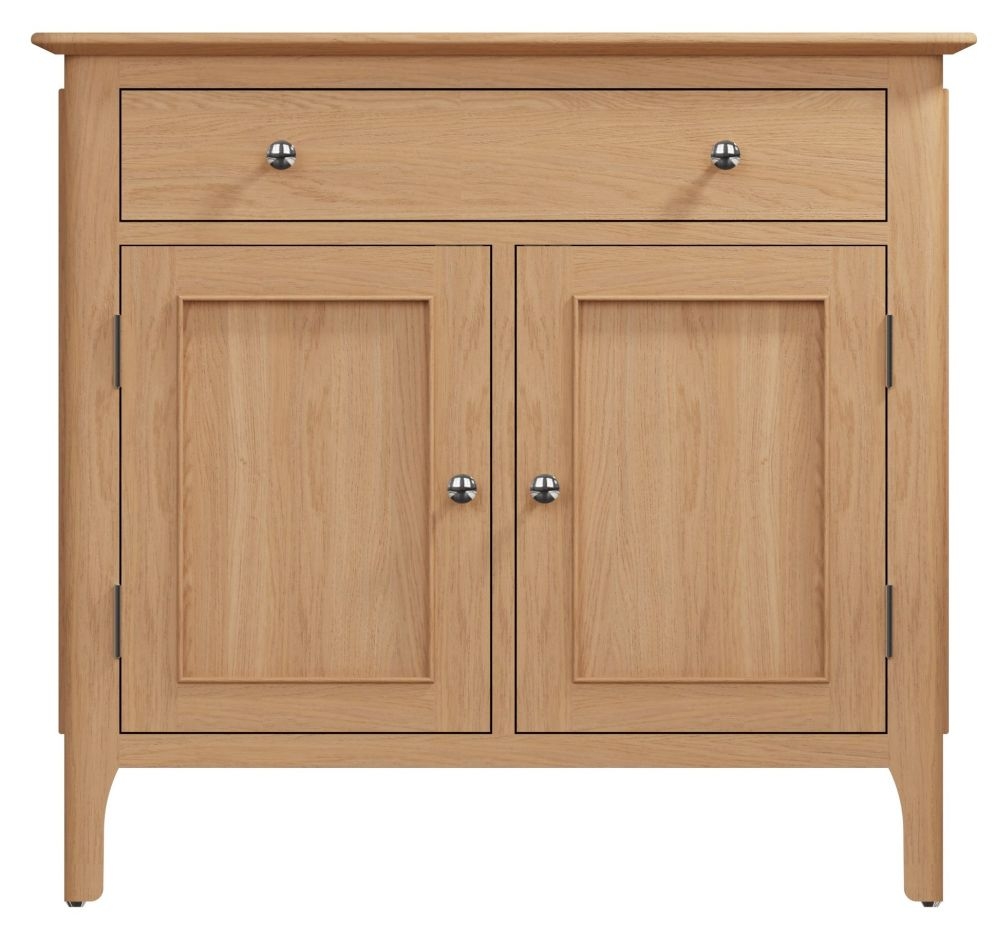 Appleby Oak 2 Door 1 Drawer Sideboard