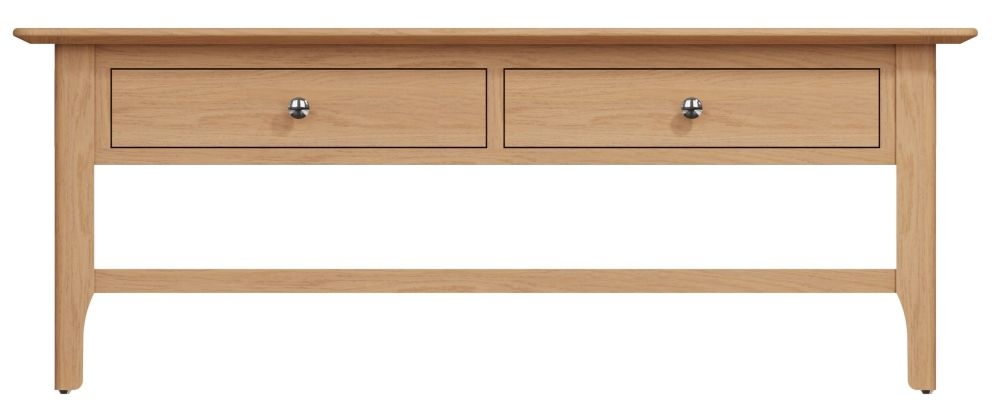 Appleby Oak 2 Drawer Coffee Table