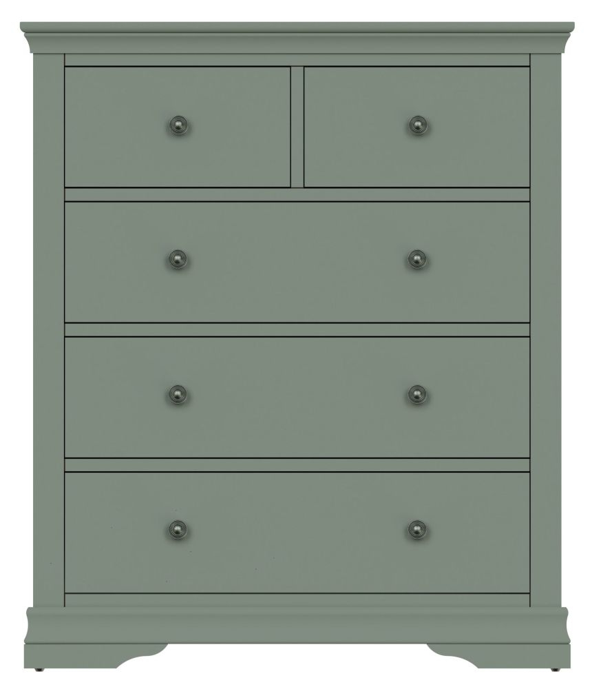 Chantilly Sage Green Painted 23 Drawer Chest