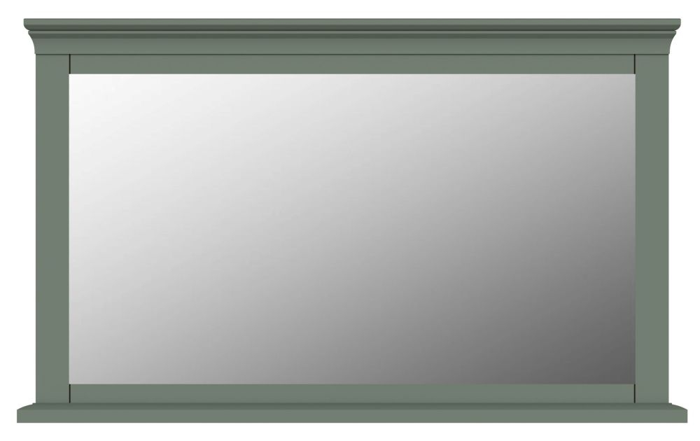 Chantilly Sage Green Painted Wall Mirror 100cm X 60cm