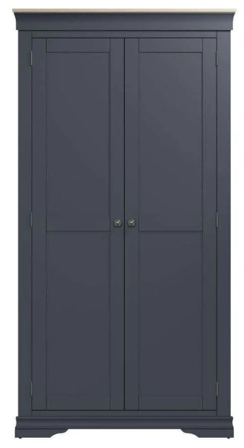 Margate Grey Painted 2 Door Wardrobe