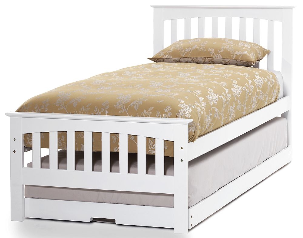 Serene Amelia Opal White Guest Bed