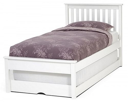 Serene Heather Opal White Guest Bed