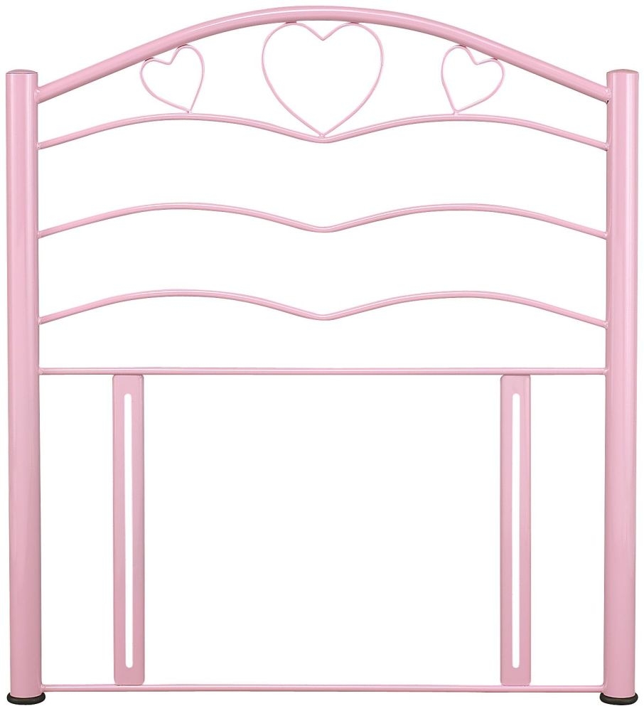 Serene Yasmin 3ft Pink Metal Headboard