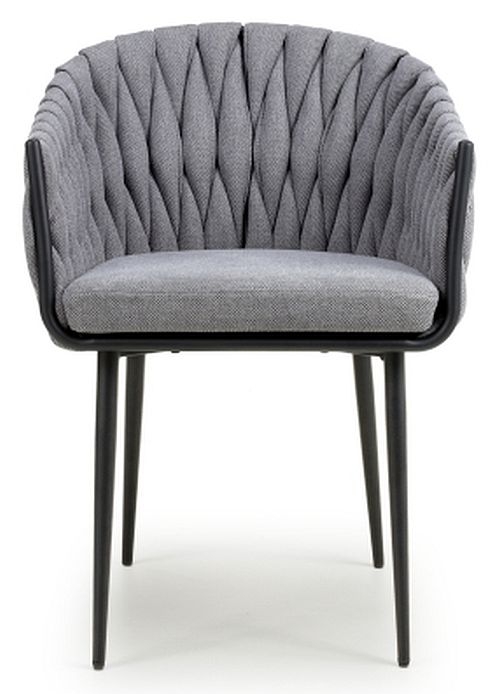 Pandora Braided Grey Dining Chair Sold In Pairs