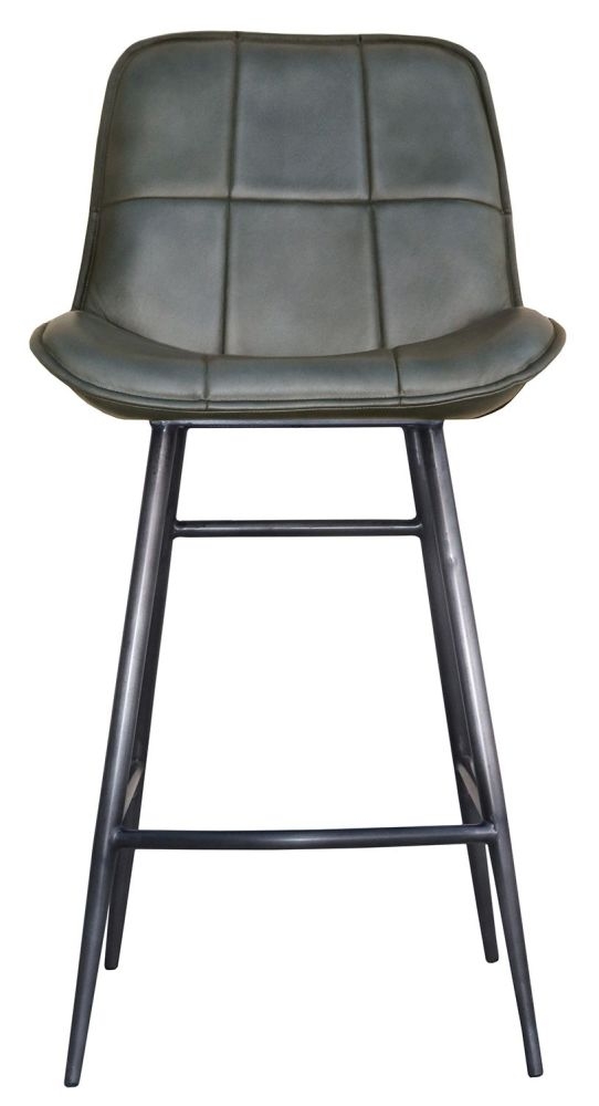 Irwin Light Grey Leather Barstool Sold In Pairs
