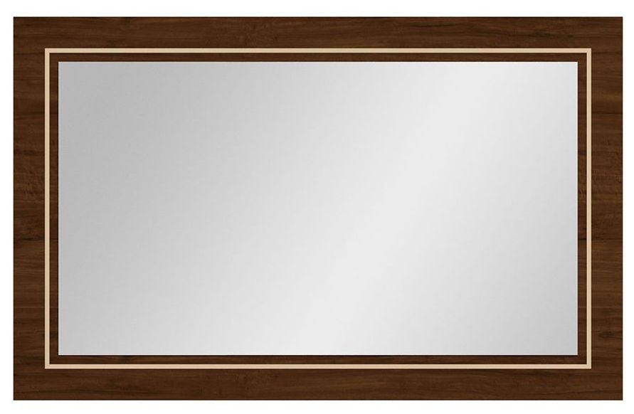 Status Eva Day Walnut Brown Italian Mirror 135cm X 85cm
