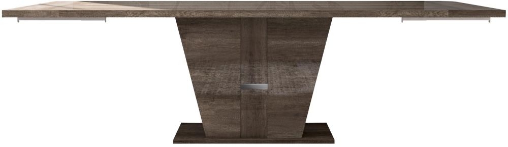 Status Medea Day Vintage Oak Italian Dining Table 200cm Seats 8 Diners Rectangular Top