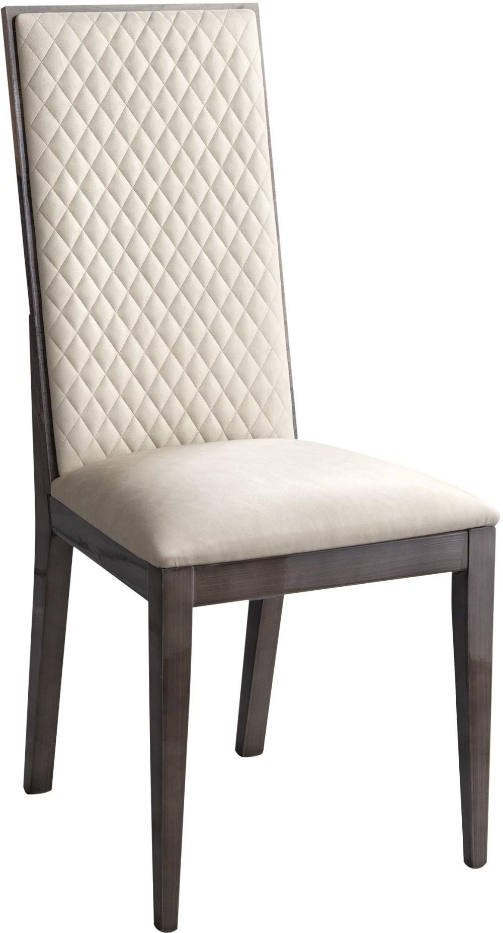 Status Medea Day Vintage Oak Silk Grey Faux Leather Luxury Dining Chair Sold In Pairs