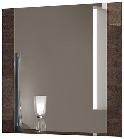 Status Prestige Night Umber Birch Italian Mirror