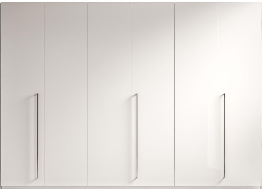 Status Treviso Night Grey Italian 6 Door Wardrobe