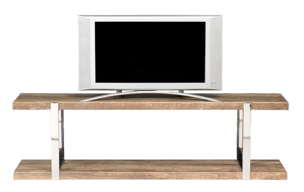 Stone International Elba Marble And Metal Tv Unit