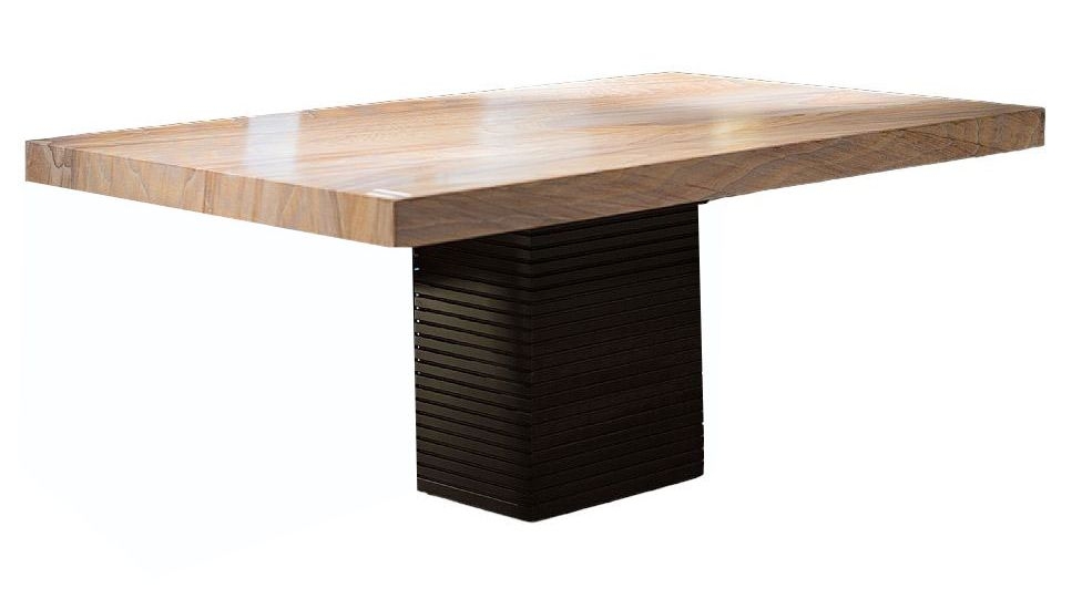 Stone International Espresso Dining Table Marble And Wenge Wood