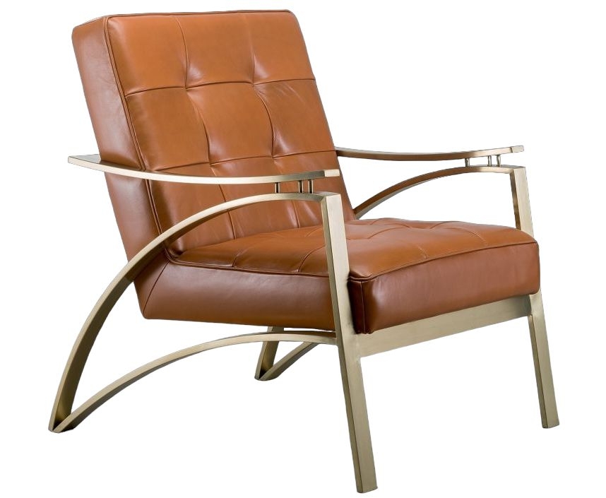 Stone International Camilla Leather Occasional Chair