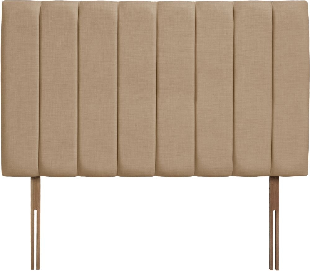 Florence Grand Oatmeal Fabric Headboard