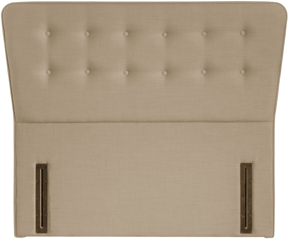 Manhattan Beige Floorstanding Fabric Headboard