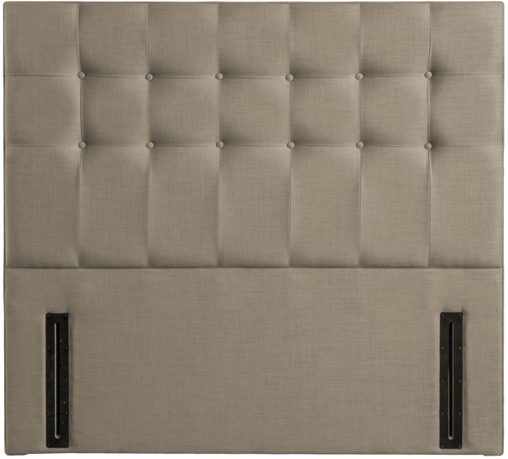 Ravello Fudge Floorstanding Fabric Headboard