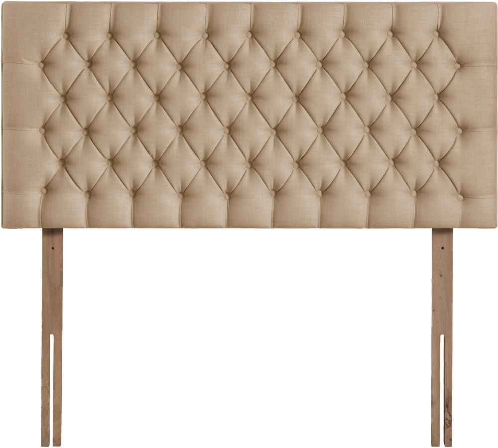 Tiffany Oatmeal Fabric Headboard